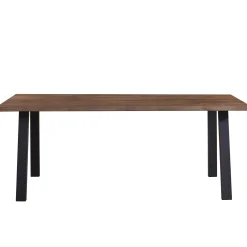 Molly plankebord - 200x95 cm - i smoked eg med A-ben - (Forberedt til tillægsplader)