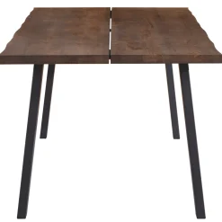 Molly plankebord - 200x95 cm - i smoked eg med A-ben - (Forberedt til tillægsplader)