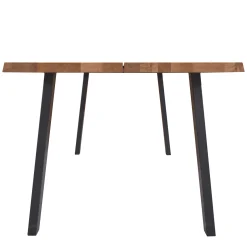 Molly plankebord - 200x95 cm - naturligt olieret eg med A-ben (Forberedt til tillægsplader)