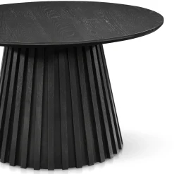 Monica lamel sofabord sort Ø78 cm