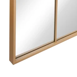 New Yorker spejl med guld/messing farvet ramme 180 x 80 cm