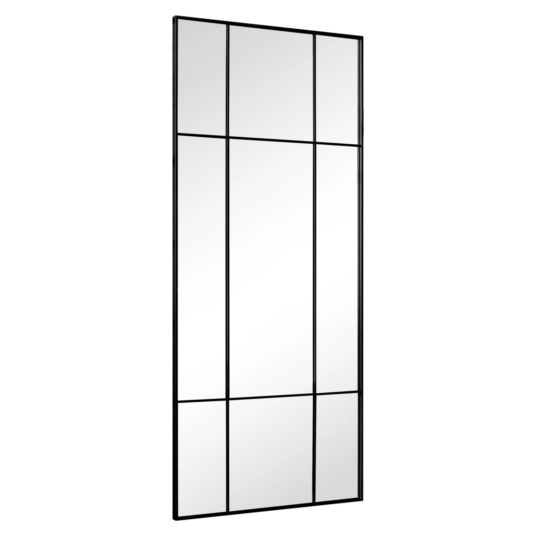 New Yorker spejl med sort ramme 180 x 80 cm