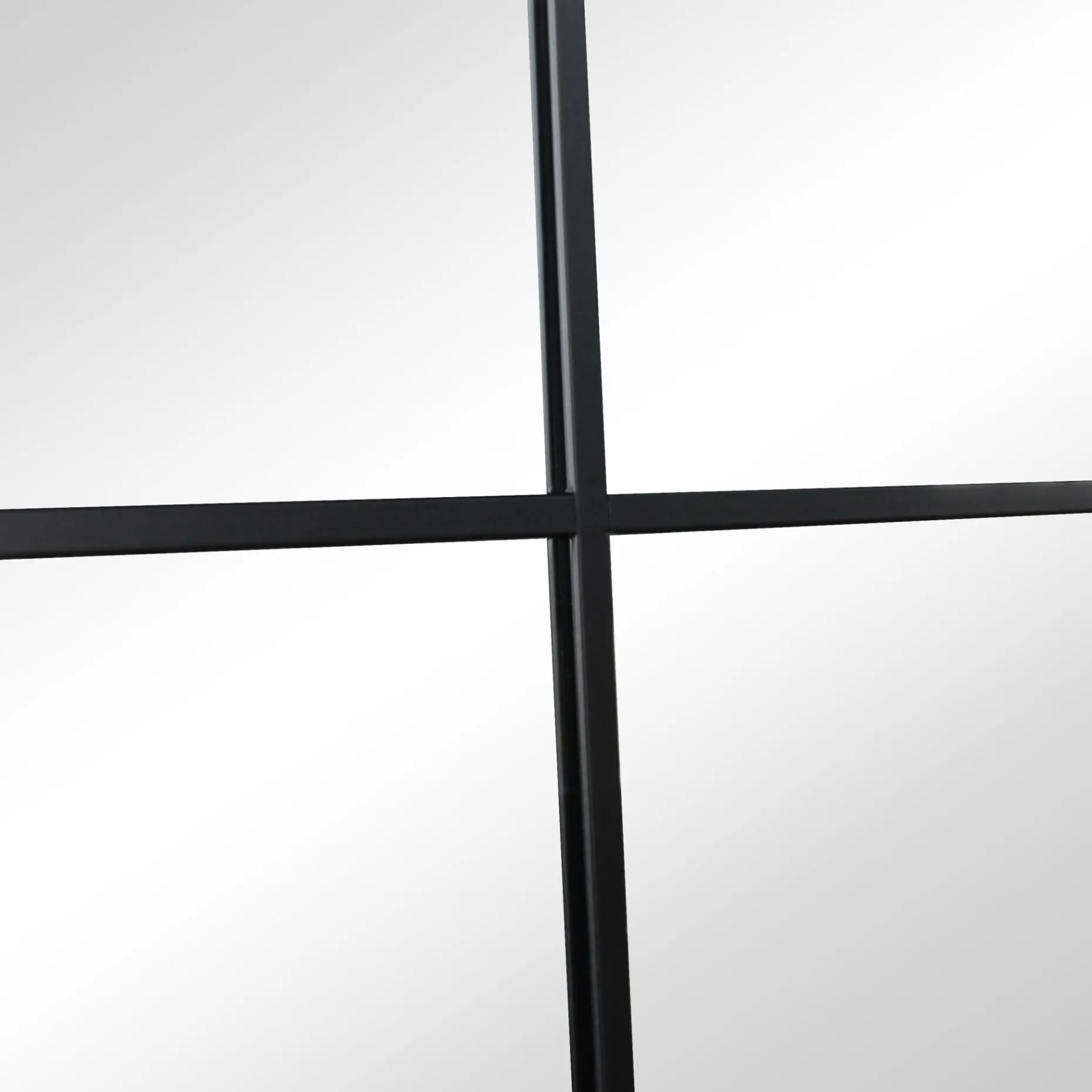 New Yorker spejl med sort ramme 180 x 80 cm