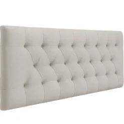 Nia sengegavl 180x63 cm i beige tekstil