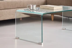 Nicole glas sofabord 95x45x35 cm