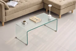 Nicole glas sofabord 95x45x35 cm