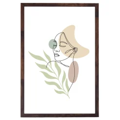 Paloma billedramme 60x90 cm røget træ