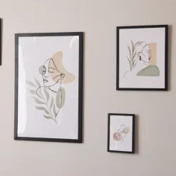 Paloma billedramme 60x90 cm sort