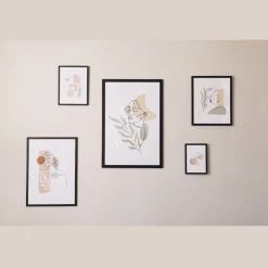 Paloma billedramme 60x90 cm sort