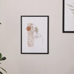 Paloma billedramme 50x70 cm sort