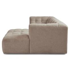 Poppy chaiselong bubble sofa sand - højrevendt