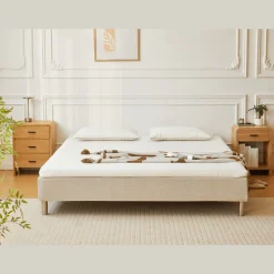 Premium Aksel hvid topmadras i memoryskum 180x200x7 cm