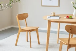 Rory spisebordsstol - Træstol i egetræsfiner
