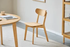 Rory spisebordsstol - Træstol i egetræsfiner