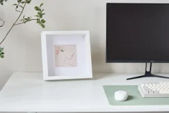 Salma dyb billedramme hvid 25x25 cm