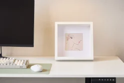 Salma dyb billedramme hvid 25x25 cm