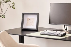 Salma dyb billedramme sort 25x25 cm