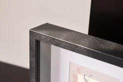 Salma dyb billedramme sort 25x25 cm