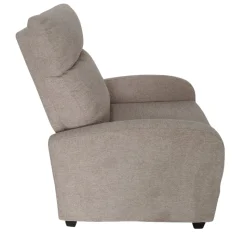 Silas lænestol i sand med vippefunktion og benstøtte