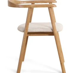 Spisebordssæt - Lewis lamel spisebord Ø120 cm med udtræk i egefiner + 4 x Jocelyn spisebordsstole i eg