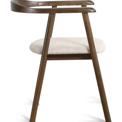 Spisebordssæt - Lewis lamel spisebord Ø120 cm med udtræk i røget egefiner + 4 x Jocelyn spisebordsstole i røget eg