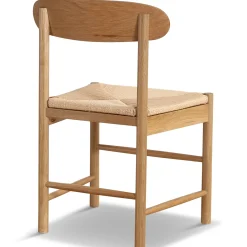 Spisebordssæt - Lewis lamel spisebord Ø120 cm med udtræk i egefiner + 6 x Madison spisebordsstole i eg