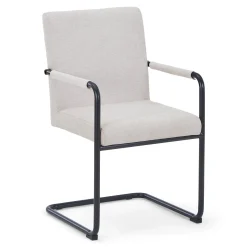 Tessa spisebordsstol i beige tekstil