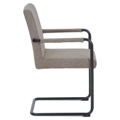 Tessa spisebordsstol i sand tekstil