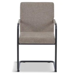 Tessa spisebordsstol i sand tekstil