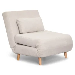 Thalia foldbar sovesofa beige tekstil