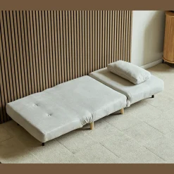 Thalia foldbar sovesofa beige tekstil