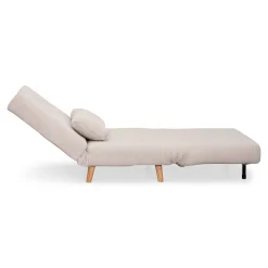 Thalia foldbar sovesofa beige tekstil