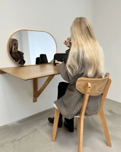 Tiago væghængt bord i eg 100x70 cm