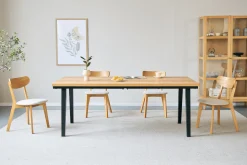 Valeria sildebensbord 200x90 cm lakeret egefiner