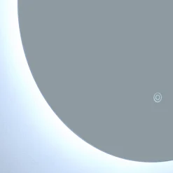 Zola rundt spejl med LED lys 80 cm